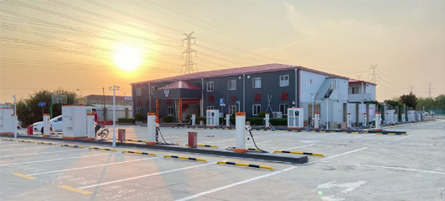 Dernière affaire concernant Station de charge de la route EV de Changhaï Gudai