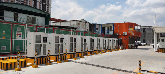 Dernière affaire concernant 10 ensembles de stations de charge rapides de C.C 360KW dans Guangzhou